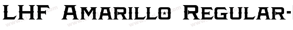 LHF Amarillo Regular字体转换